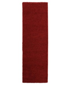 Tapis de couloir poils longs Shaggy Trend - rouge - overzicht