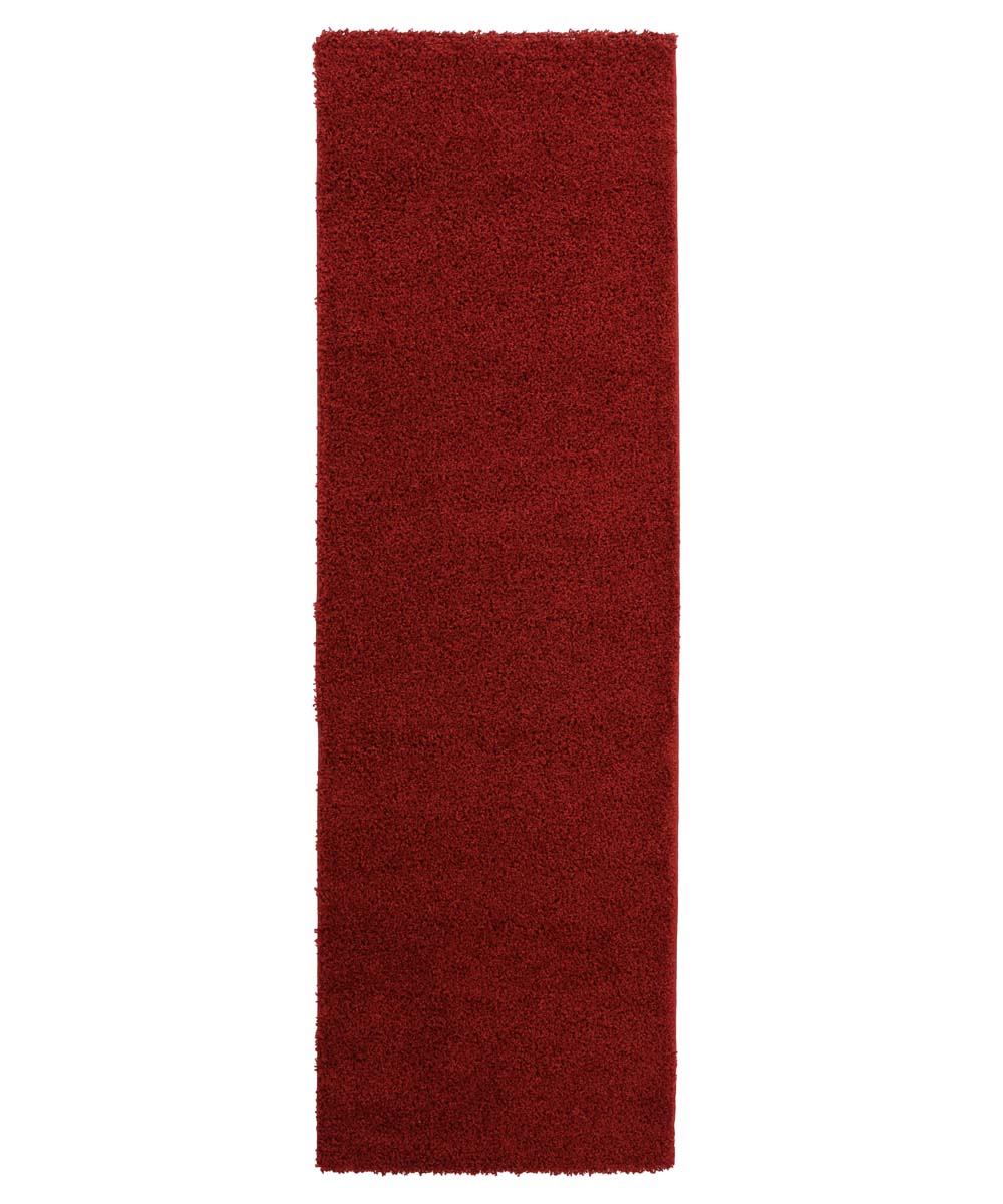 Tapis de couloir poils longs Shaggy Trend - rouge - overzicht Tapis de couloir poils longs Shaggy Trend - rouge - overzicht
