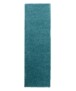 Tapis de couloir poils longs Shaggy Trend - turquoise - overzicht, thumbnail