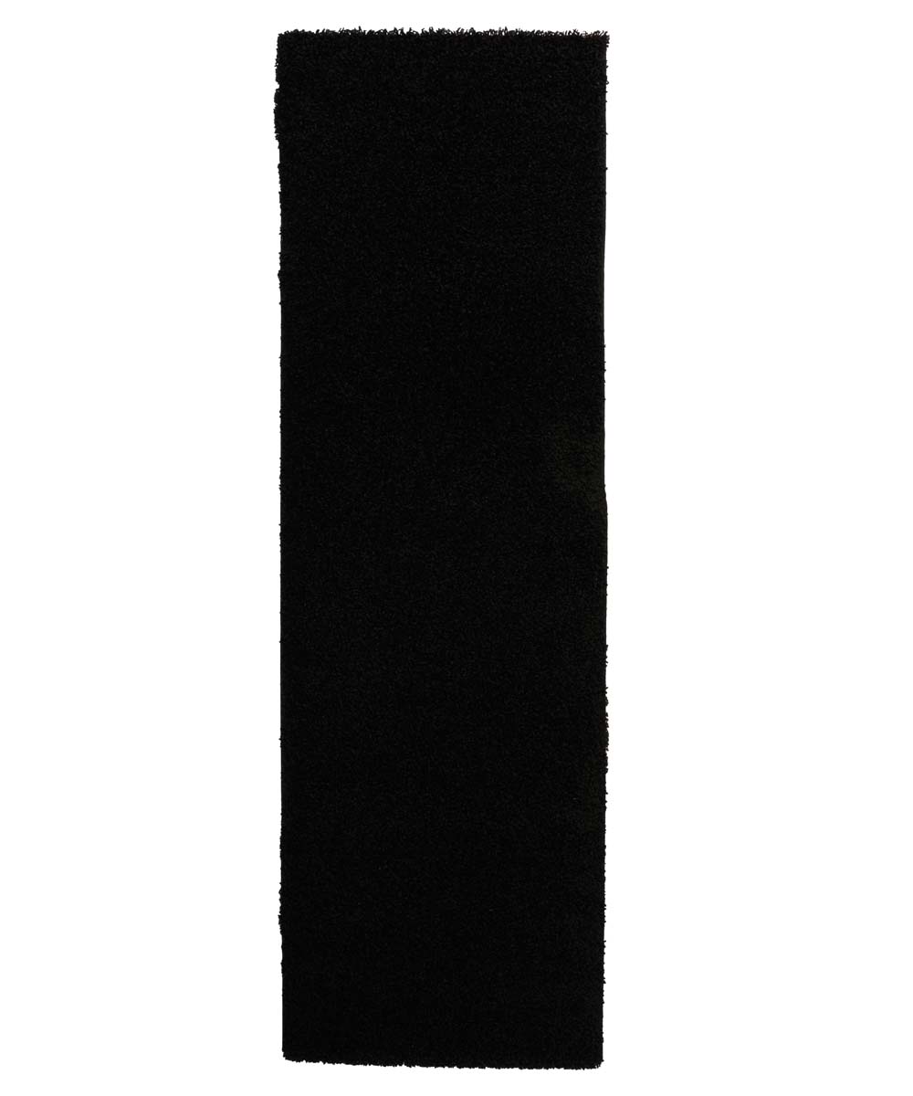 Tapis de couloir poils longs Shaggy Trend - noir - overzicht Tapis de couloir poils longs Shaggy Trend - noir - overzicht