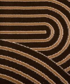Tapis japandi - Ease Akira marron