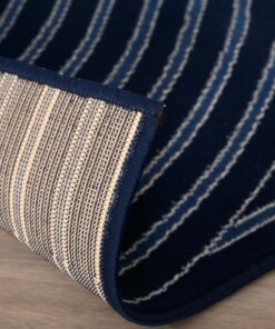 Tapis japandi - Ease Akira bleu foncé Tapis japandi - Ease Akira bleu foncé