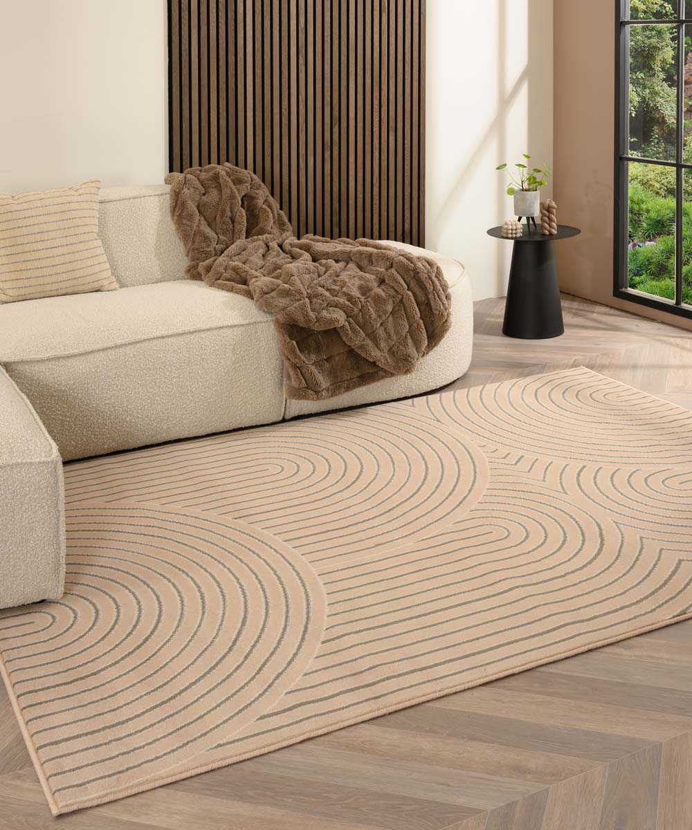Tapis japandi - Ease Akira ivoire Tapis japandi - Ease Akira ivoire