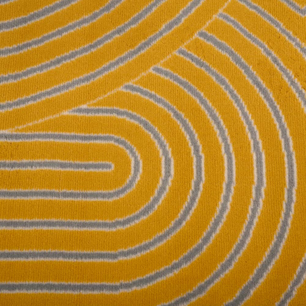 Tapis japandi - Ease Akira jaune ocre Tapis japandi - Ease Akira jaune ocre