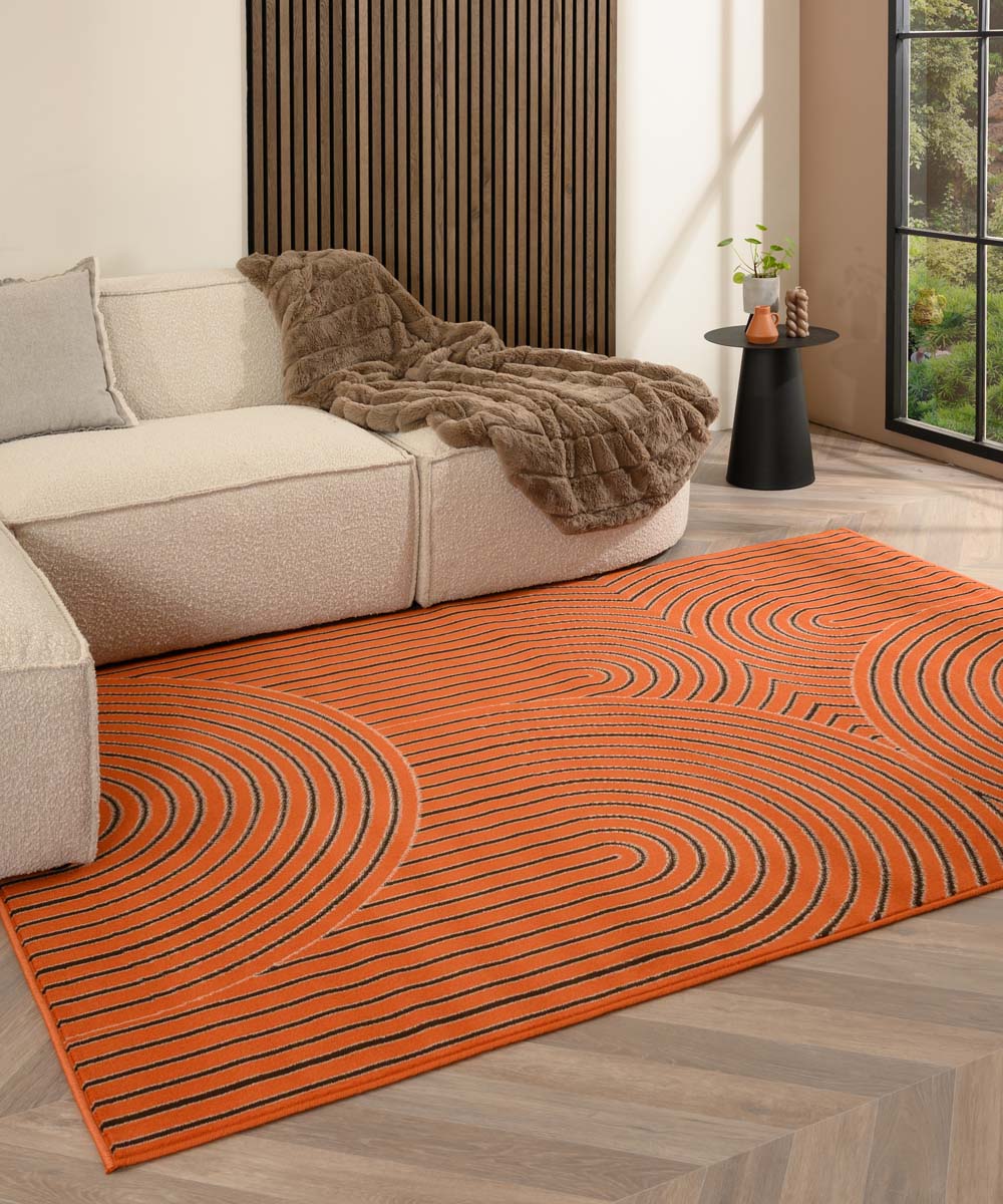 Tapis japandi - Ease Akira terra Tapis japandi - Ease Akira terra