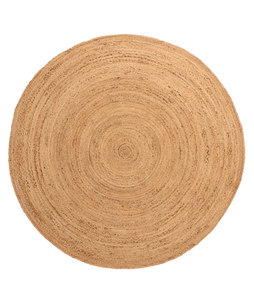 Tapis jute Rond Boho & me - naturel - overzicht Tapis jute Rond Boho & me - naturel - overzicht