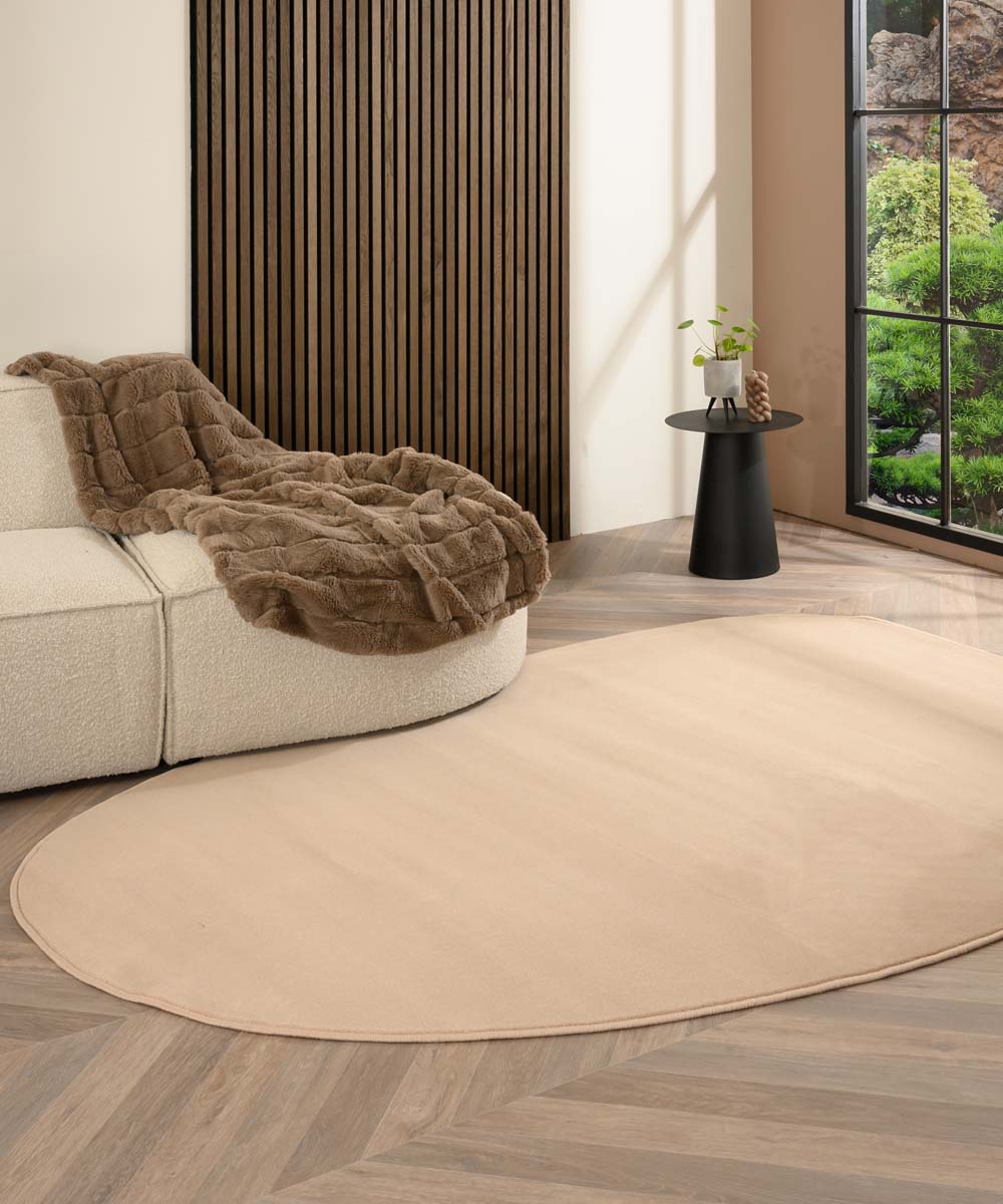 Tapis forme organique - Ease Pebble beige Tapis forme organique - Ease Pebble beige