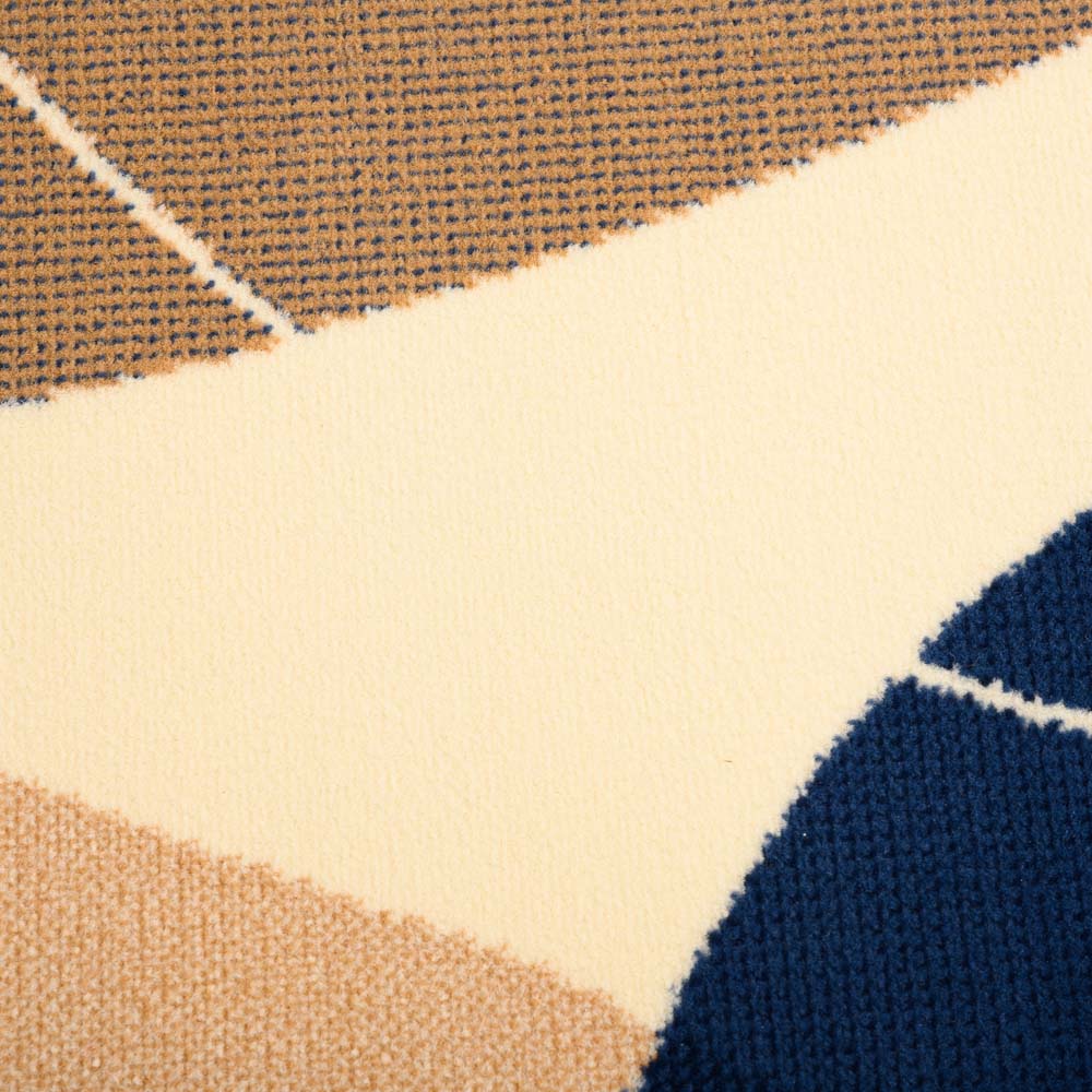 Tapis forme organique - Ease Stone bleu Tapis forme organique - Ease Stone bleu