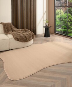 Tapis forme organique - Ease Flow beige
