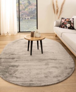 Tapis viscose ovale - Glamour argent - sfeer, thumbnail
