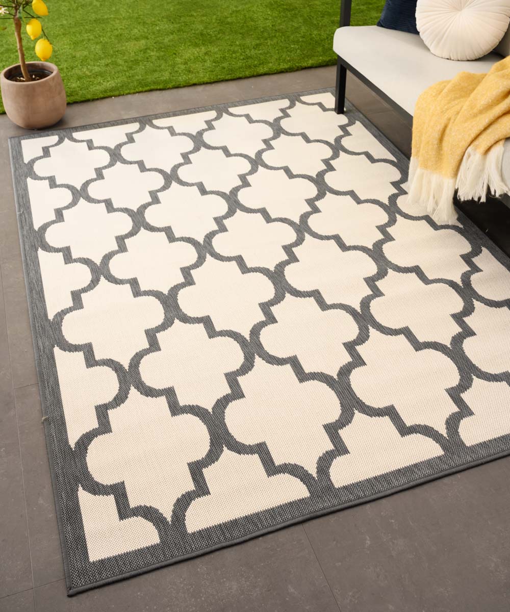 Tapis extérieur retro - Flip Lucky gris Tapis extérieur retro - Flip Lucky gris