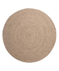 Tapis coton Rond Joy - beige/blanc - overzicht, thumbnail Tapis coton Rond Joy - beige/blanc - overzicht, thumbnail