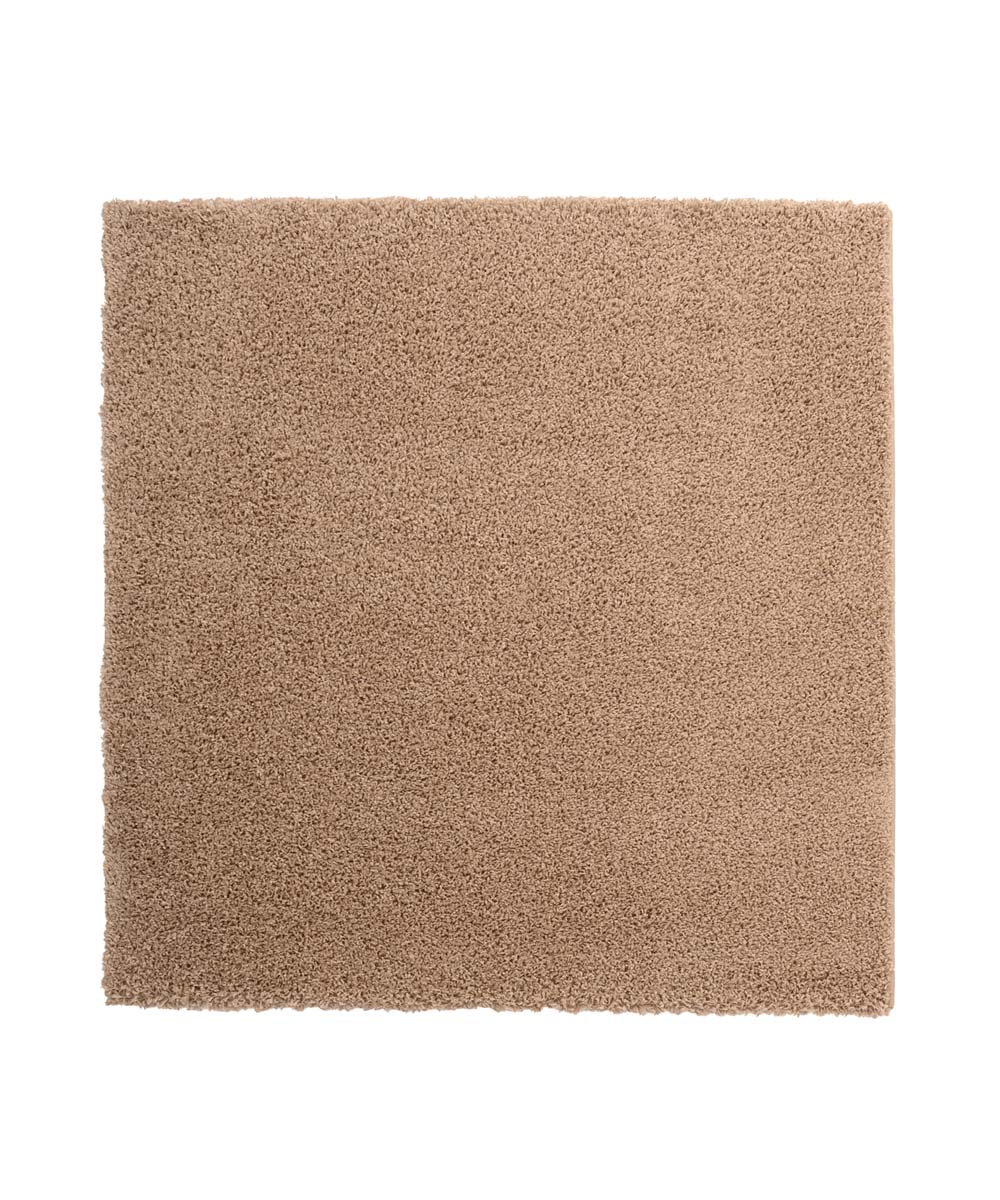 Tapis Carré poils longs Shaggy Trend - beige - overzicht Tapis Carré poils longs Shaggy Trend - beige - overzicht