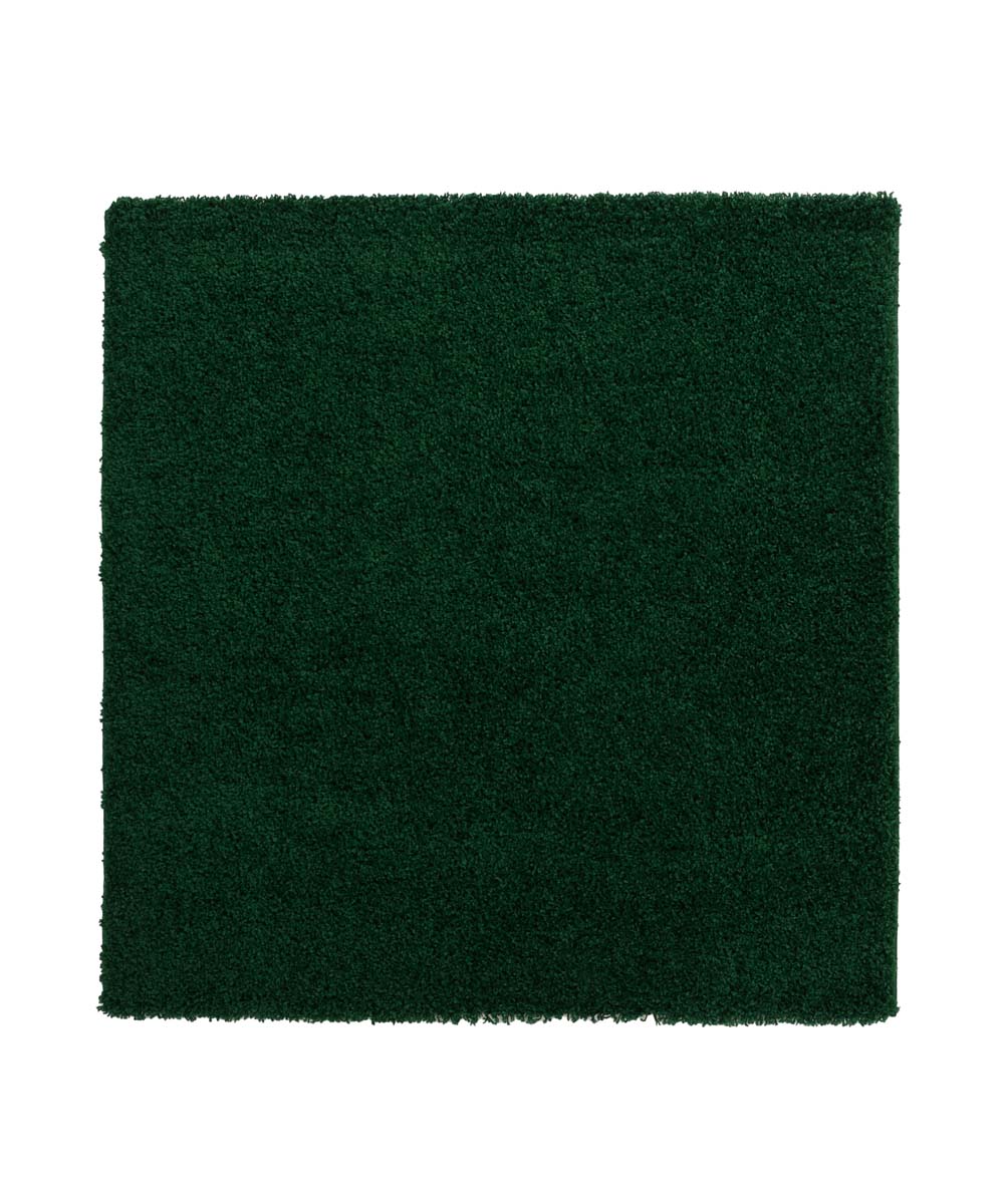 Tapis Carré poils longs Shaggy Trend - vert émeraude - overzicht, thumbnail