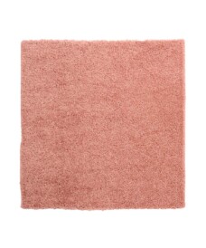 Tapis Carré poils longs Shaggy Trend - rose - overzicht, thumbnail