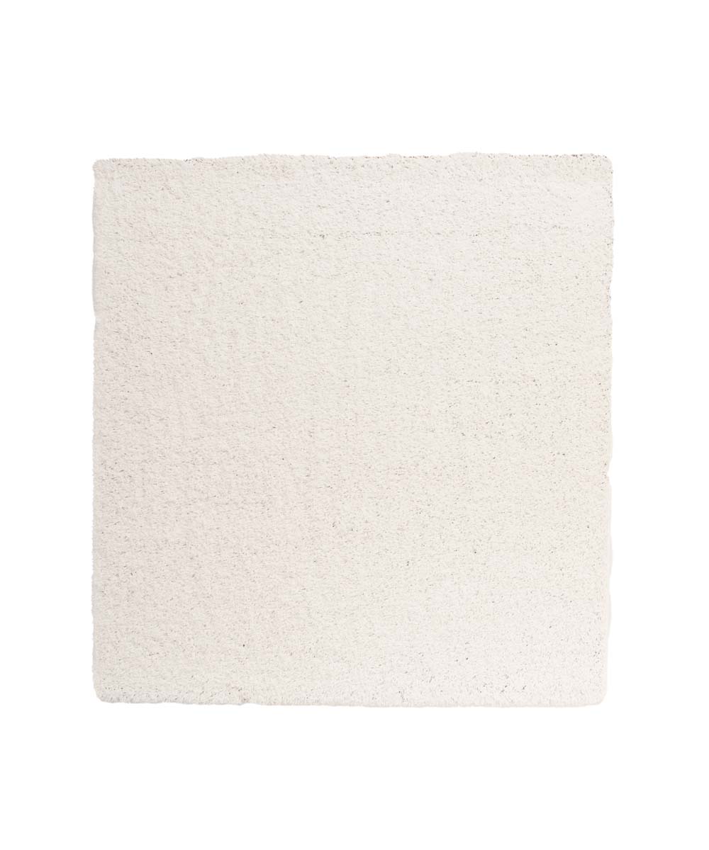 Tapis Carré poils longs Shaggy Trend - blanc - overzicht, thumbnail