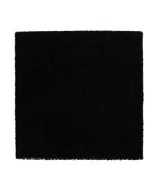 Tapis Carré poils longs Shaggy Trend - noir - overzicht, thumbnail