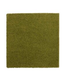 Tapis Carré poils longs Shaggy Trend - vert - overzicht, thumbnail