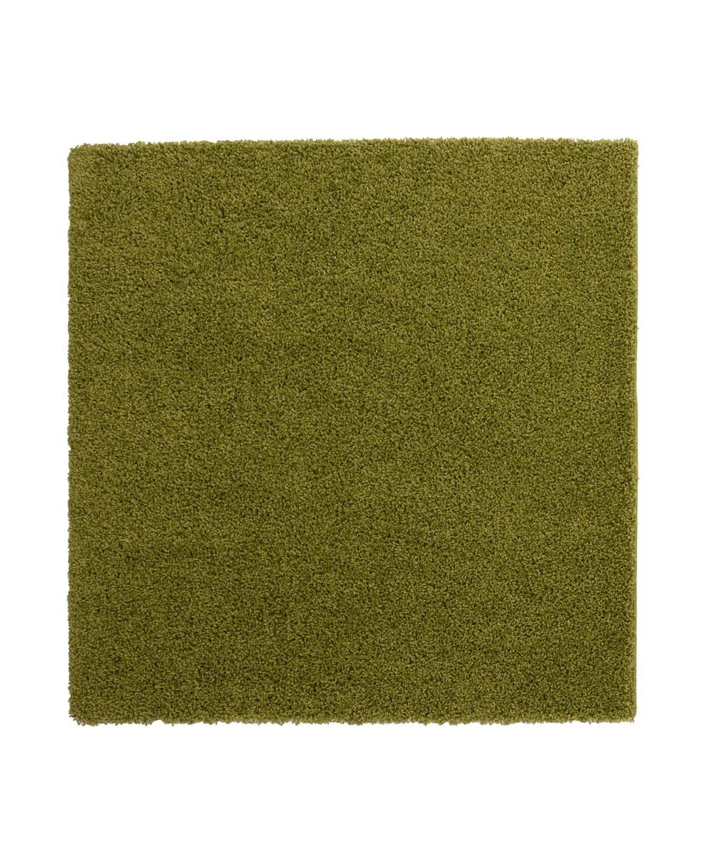 Tapis Carré poils longs Shaggy Trend - vert - overzicht Tapis Carré poils longs Shaggy Trend - vert - overzicht
