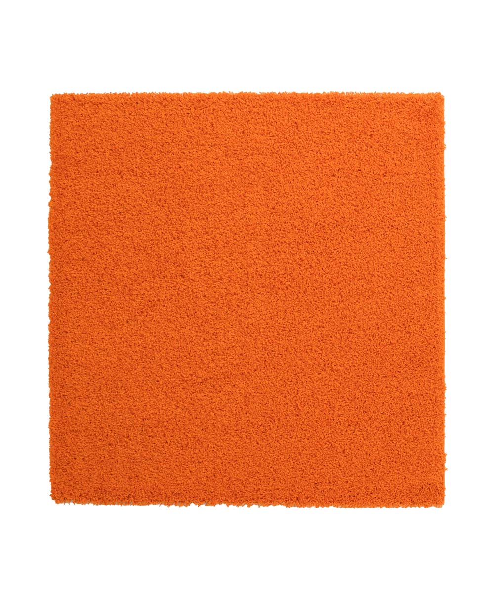Tapis Carré poils longs Shaggy Trend - orange - overzicht Tapis Carré poils longs Shaggy Trend - orange - overzicht