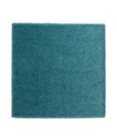 Tapis Carré poils longs Shaggy Trend - turquoise - overzicht, thumbnail
