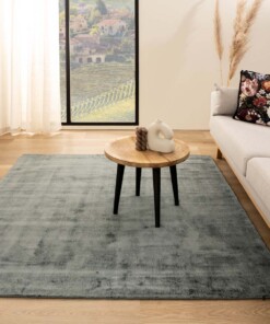 Tapis viscose carré - Glamour bleu - sfeer, thumbnail