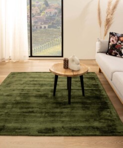 Tapis viscose carré - Glamour vert - sfeer