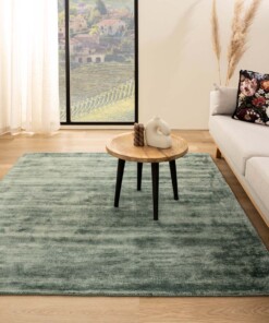 Tapis viscose carré - Glamour azur - sfeer