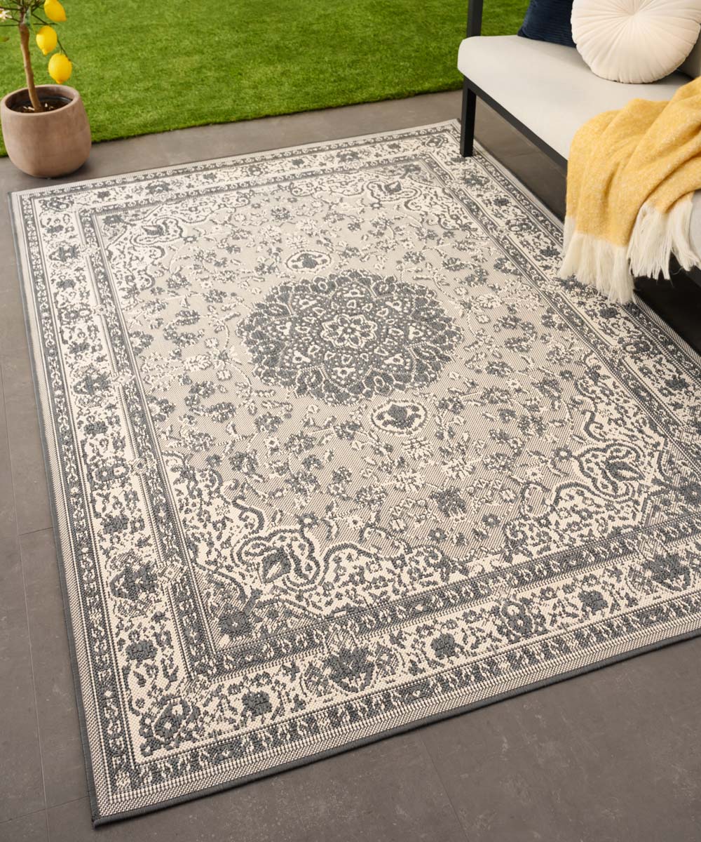 Tapis extérieur vintage - Flip Agnes gris Tapis extérieur vintage - Flip Agnes gris