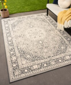 Tapis extérieur vintage - Flip Agnes gris