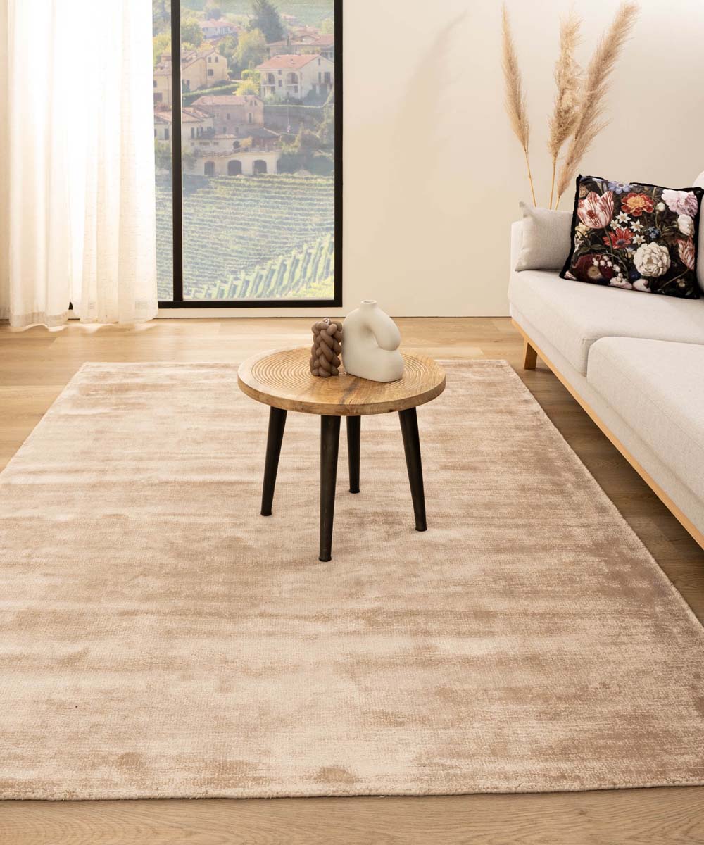 Tapis viscose - Glamour beige - sfeer Tapis viscose - Glamour beige - sfeer