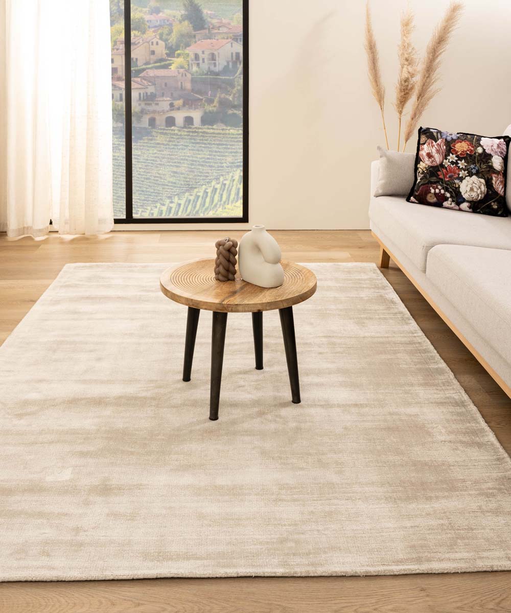 Tapis viscose - Glamour ivoire - sfeer