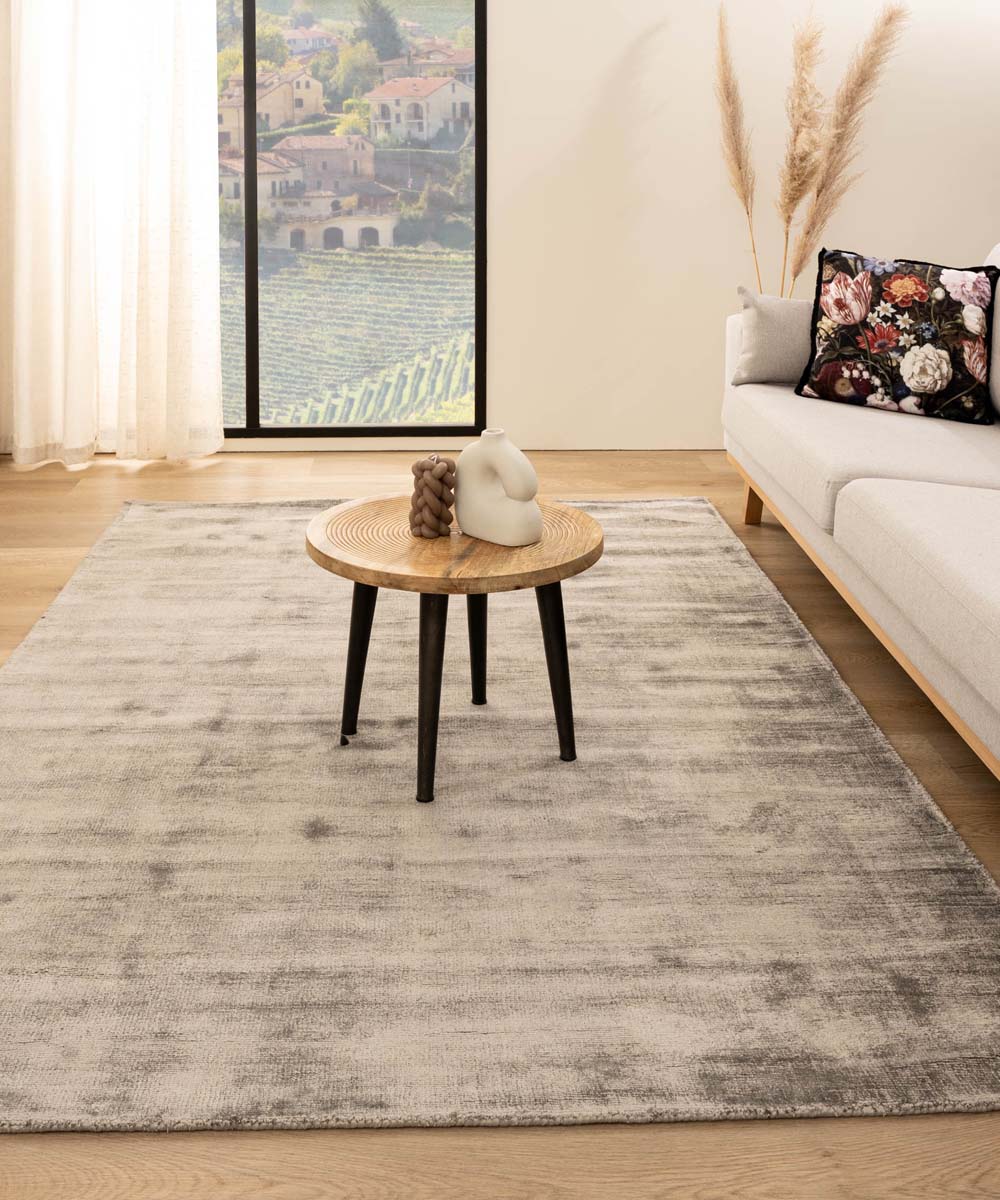 Tapis viscose - Glamour argent - sfeer Tapis viscose - Glamour argent - sfeer