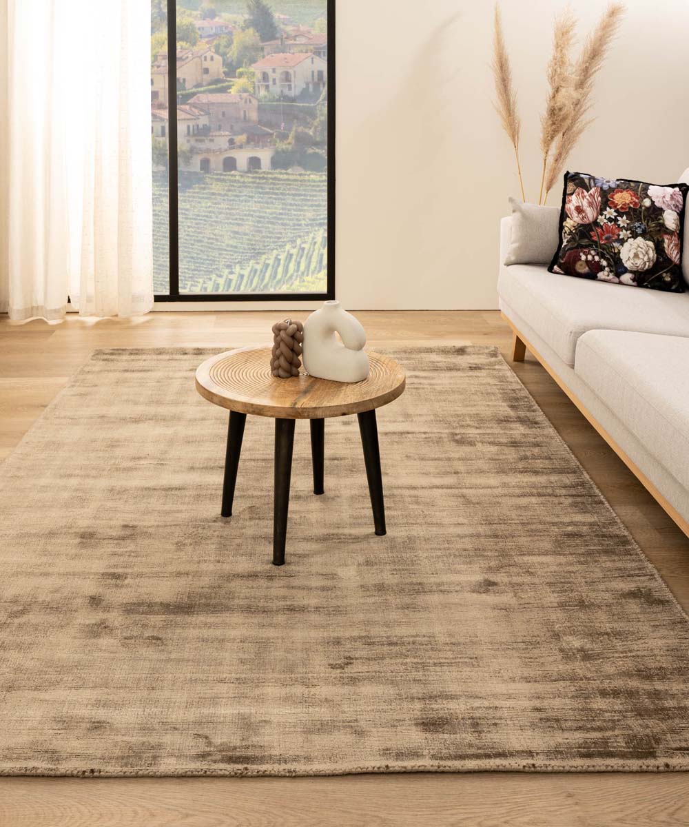 Tapis viscose - Glamour marron - sfeer Tapis viscose - Glamour marron - sfeer