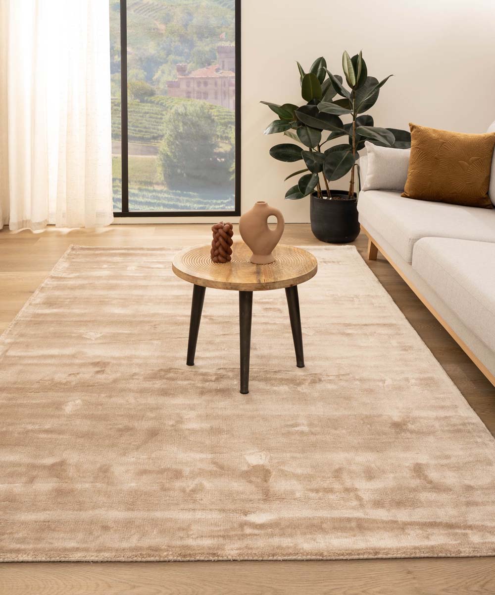 Tapis viscose - Pearl beige - sfeer Tapis viscose - Pearl beige - sfeer