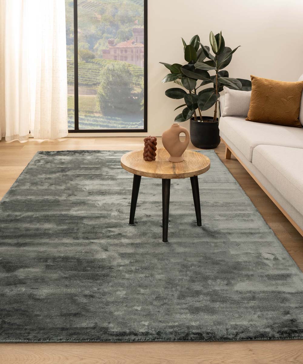 Tapis viscose - Pearl bleu - sfeer Tapis viscose - Pearl bleu - sfeer