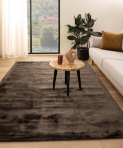 Tapis viscose - Pearl marron foncé - sfeer