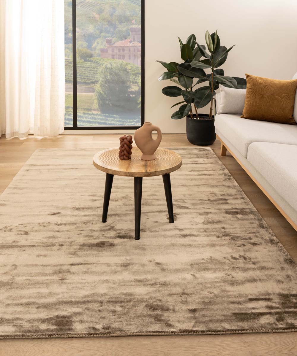 Tapis viscose - Pearl marron - sfeer Tapis viscose - Pearl marron - sfeer