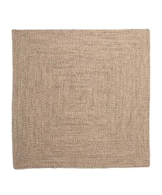 Tapis coton carré - Joy beige/blanc - overzicht, thumbnail