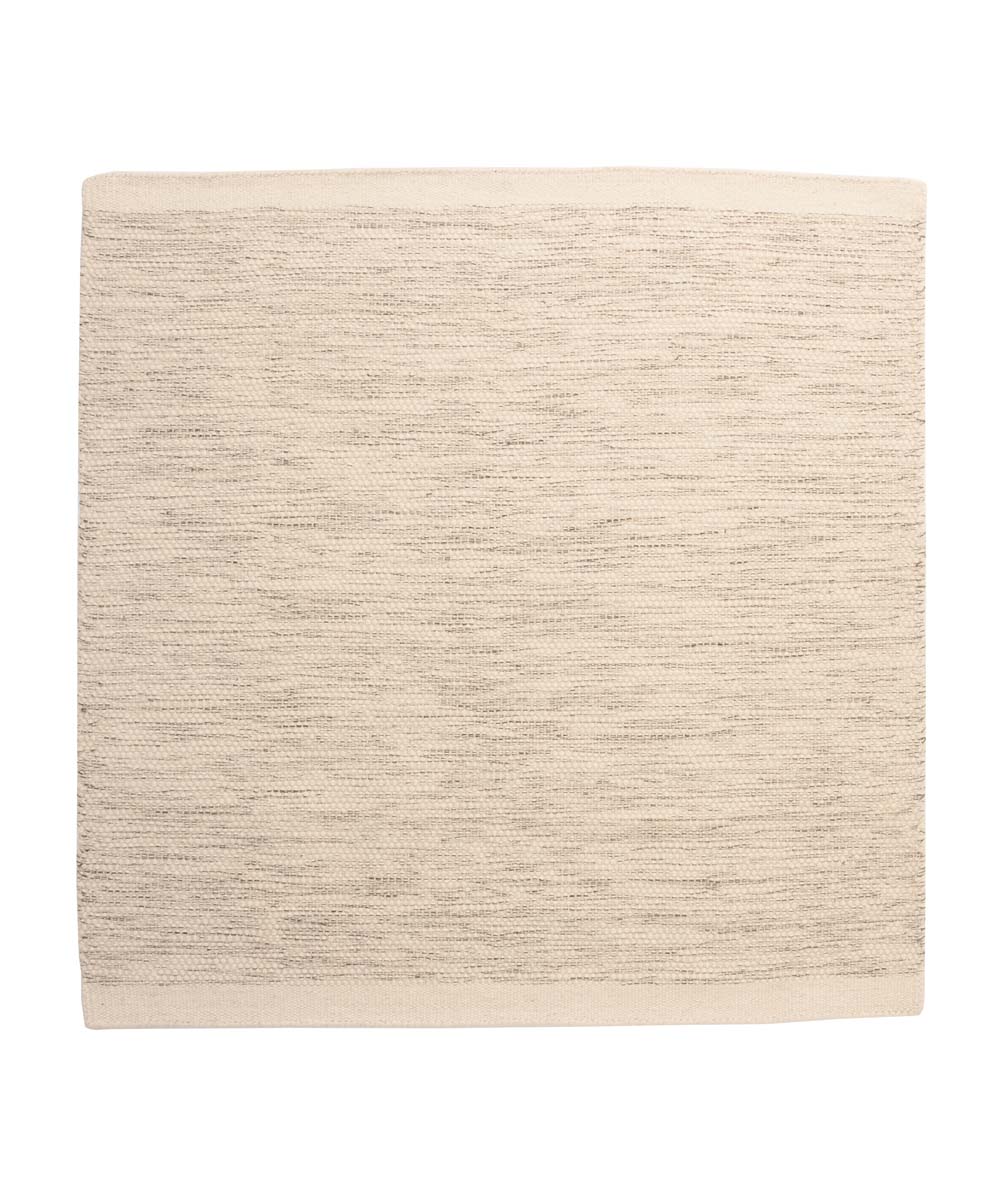 Tapis laine carré - Ulstein blanc/gris - overzicht Tapis laine carré - Ulstein blanc/gris - overzicht