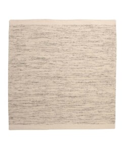 Tapis laine carré - Ulstein blanc/noir - overzicht