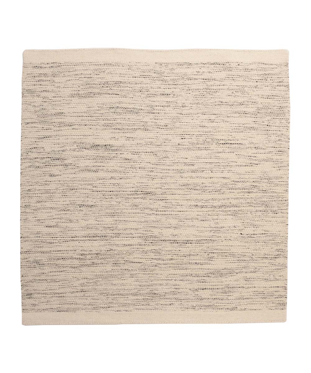 Tapis laine carré - Ulstein blanc/noir - overzicht Tapis laine carré - Ulstein blanc/noir - overzicht