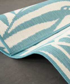 Tapis extérieur palmier - Flip Coco turquoise Tapis extérieur palmier - Flip Coco turquoise