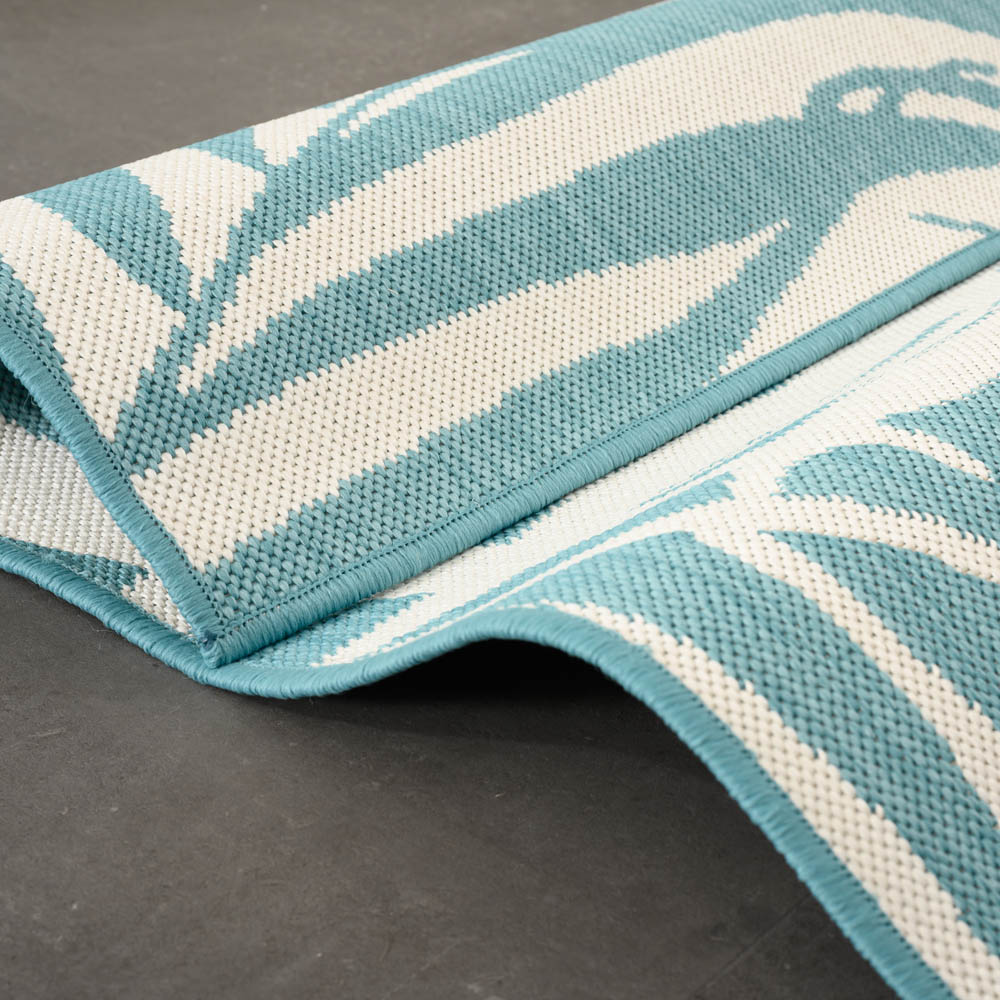 Tapis extérieur palmier - Flip Coco turquoise Tapis extérieur palmier - Flip Coco turquoise