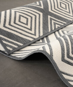 Tapis extérieur losanges - Flip Gem gris Tapis extérieur losanges - Flip Gem gris