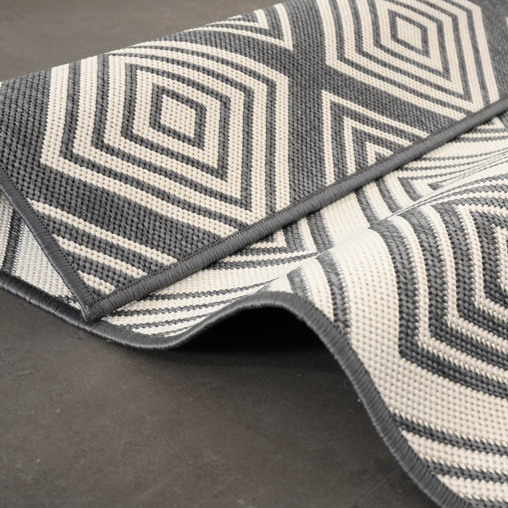 Tapis extérieur losanges - Flip Gem gris Tapis extérieur losanges - Flip Gem gris