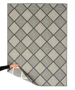 Tapis extérieur losanges - Flip Gem gris Tapis extérieur losanges - Flip Gem gris