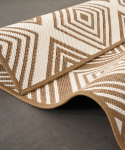 Tapis extérieur losanges - Flip Gem brun clair Tapis extérieur losanges - Flip Gem brun clair