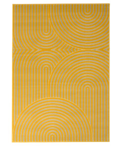 Tapis japandi - Ease Akira jaune ocre Tapis japandi - Ease Akira jaune ocre