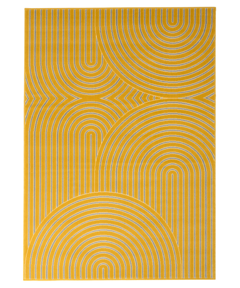 Tapis japandi - Ease Akira jaune ocre Tapis japandi - Ease Akira jaune ocre